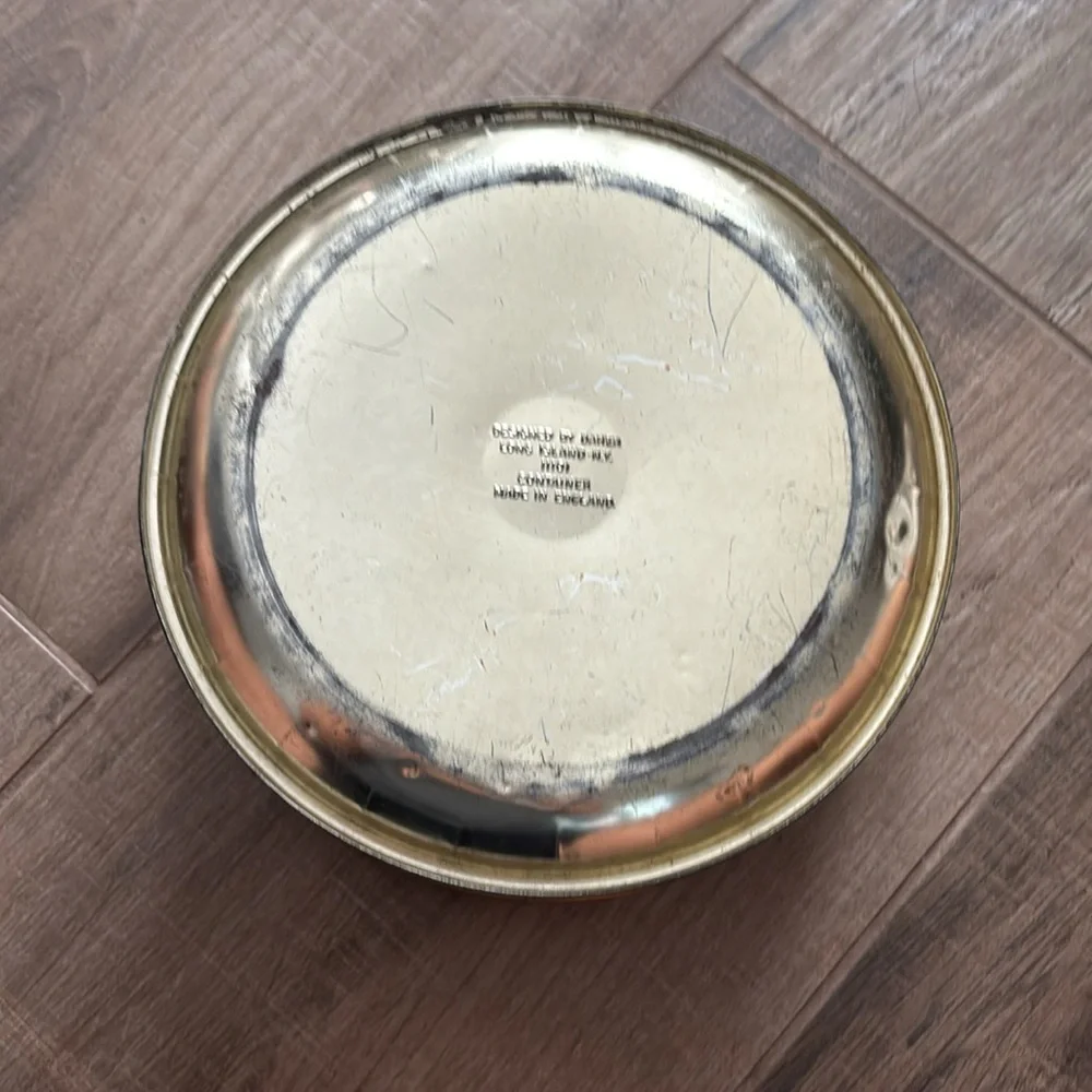 Vintage Daher Long Island Metal Container Made In England